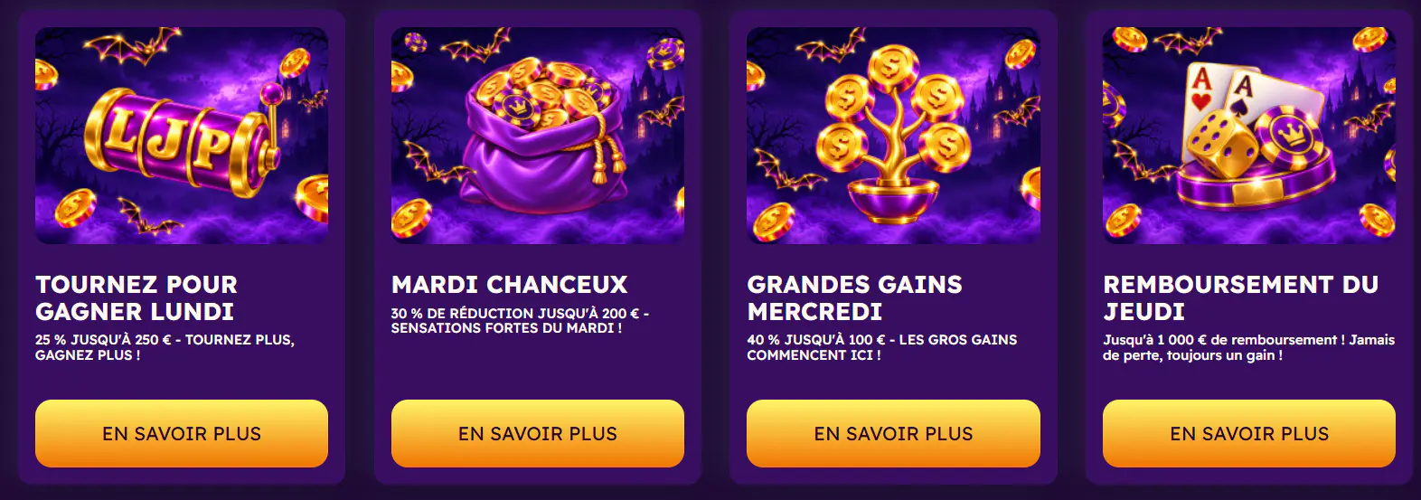 Bonus et promotions de Lets Jackpot