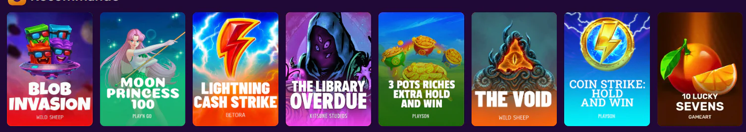 Jeux proposés par Lets Jackpot